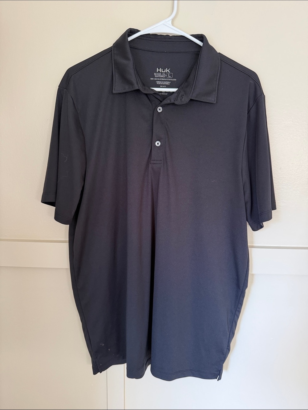 Huk Men's Black Polo Shirt